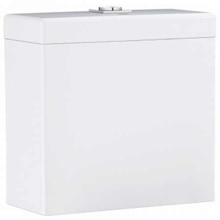 Grohe Cube Ceramic Exposed Flushing Cistern For Close Coupled Combination Alpine White