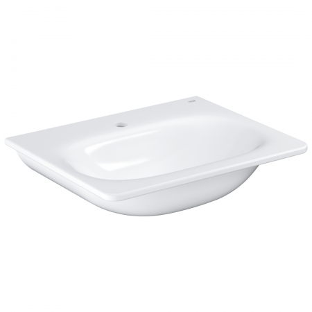 Grohe Essence Wash Basin 60 Wall Fixings Not Included Alpine White