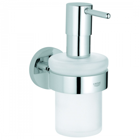 Grohe Essentials Soap Dispenser With Holder Chrome