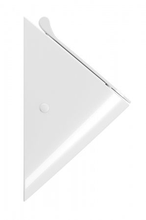 GSI Community Wall-Hung Urinal 30X30 H54,5 With Cover Holes Glossy