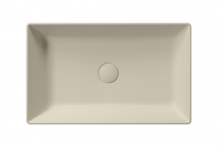 GSI Kube X Washbasin 60X37 H13 Countertop Rectangular No O.Flow Matt C