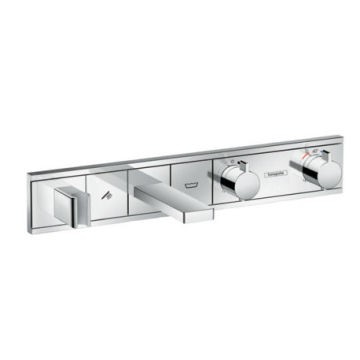 Hansgrohe - RainSelect Finish Set For Concealed Installation For 2 Functions Bath Tub Chrome