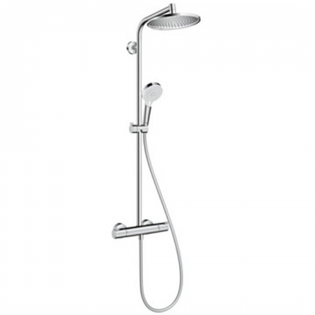 Hansgrohe Crometta S Showerpipe 240 1jet EcoSmart with thermostat