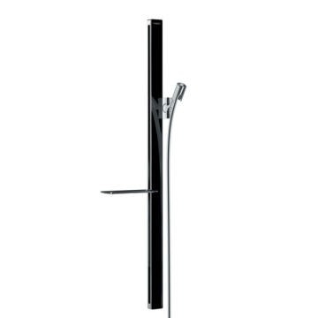 Hansgrohe - Unica E Wall Bar 900mm Black/Chrome