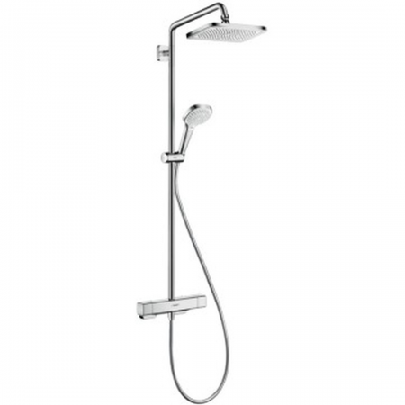 Hansgrohe Croma E Showerpipe 280 1jet EcoSmart with thermostat