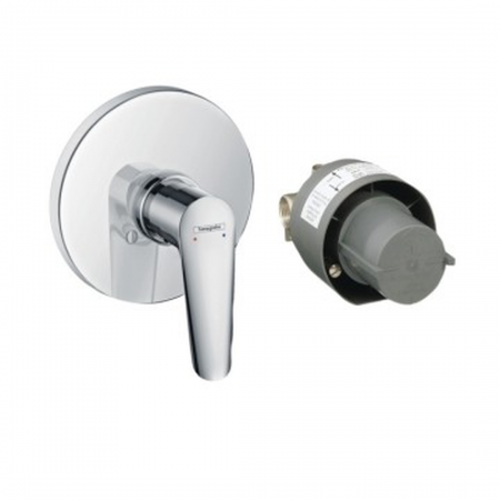 HG Logis E shower mixer conc.set chrome