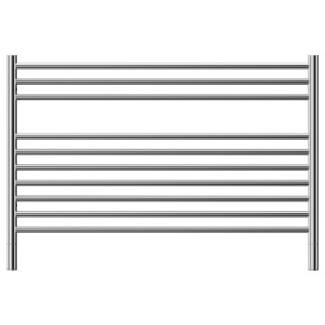 Jeeves - Classic K Straight Heated Towel Rail 1200x690mm Brushed Stainless Steel