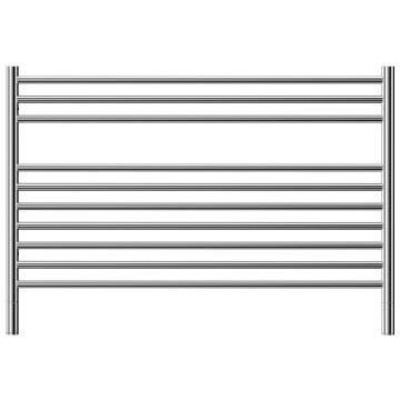 Jeeves - Classic K Straight Heated Towel Rail 1200x690mm Polished Stainless Steel