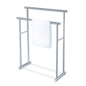 Zack - Finio Towel Rack 820 x 600 x 220mm Brushed Stainless Steel