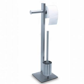 Zack - Fresco Toilet Butler 705 x 190 x 190mm Brushed Stainless Steel