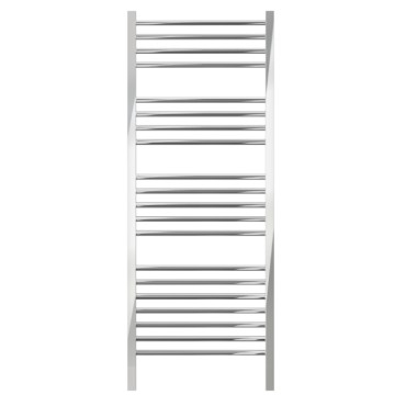 Jeeves - Quadro D 520 Electric Straight Heated Towel Rail 1340X520mm Brushed Stainless Steel