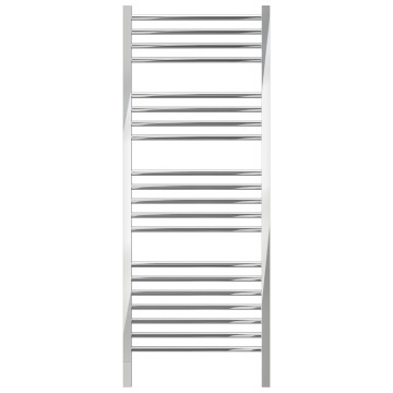 Jeeves - Quadro D 520 Electric Straight Heated Towel Rail 1340X520mm Polished Stainless Steel