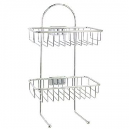 RD Gecco  Double Shower Caddy w/Hooks ea