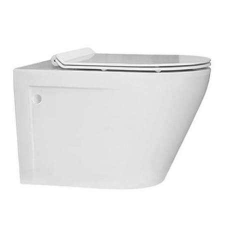 Lecico Zambezi Combo Round Wh Pan Rimless Soft Close Seat (180mm)