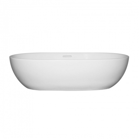 Amy Integrated Overflow Basin White