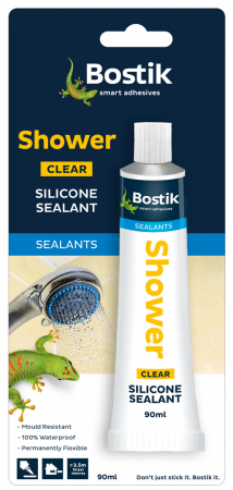 Bostik Shower Mould Resistant Silicone Sealant Clear - 90ml