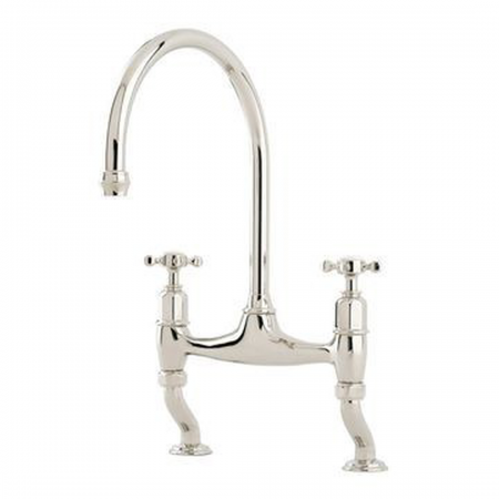 Perrin & Rowe Ionian Bridge Mixer with Crosshead Handles