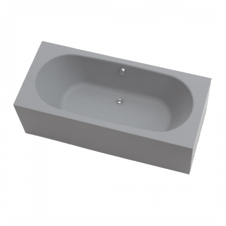 Rossco Cube Bath - Concrete Grey 1800*800*600mm