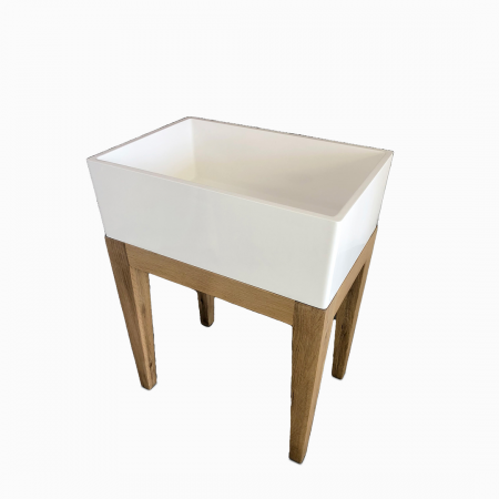 Waterflow Single Butler on Solid Ash Stand