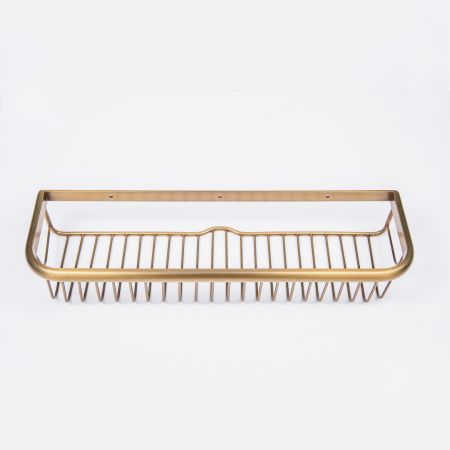 Rossco Long Basket - Antique Brass