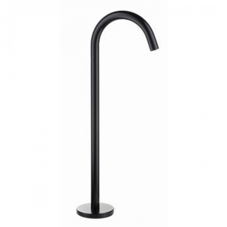 Stunning free standing bath spout - black - 750mm