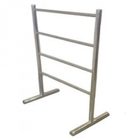 Free Standing Towel Rail 600X900mm Polished Stainless Steel