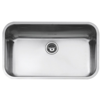 BE 74 43 25 Sink Underslung SB 787x482x250mm Polished Stainless Steel