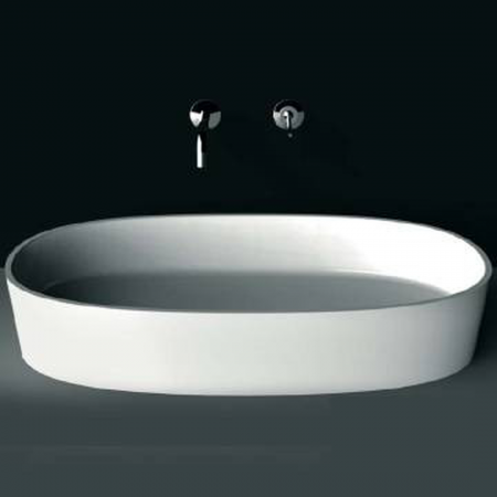 V&A Ios 80, Rimless Countertop Basin