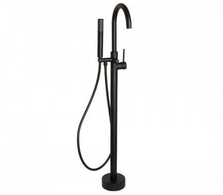 Lace Black Round F/S Bath Mixer