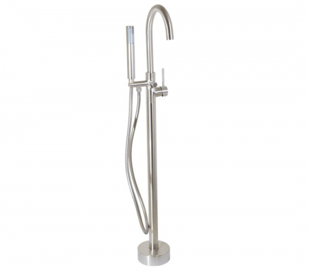 Moon Ss Round Stainless Free Standing Ba