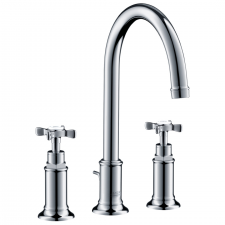 AX Montreux 3-hole basin mixer chrome