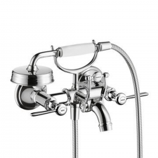 AXOR Montreux 2-handle bath mixer for exposed installation with lever handles