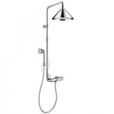 AXOR Showers/Front Showerpipe with thermostat and overhead shower 240 2jet