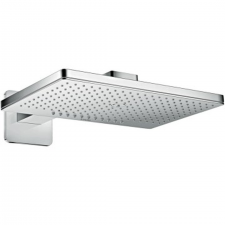 AXOR ShowerSolutions Overhead shower 460/300 2jet with shower arm and softsquare escutcheon