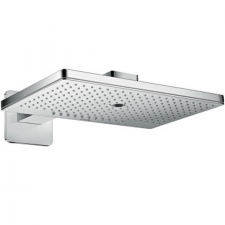 AXOR ShowerSolutions Overhead shower 460/300 3jet with shower arm and softsquare escutcheon