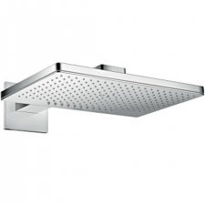 AXOR ShowerSolutions Overhead shower 460/300 2jet with shower arm and square escutcheon