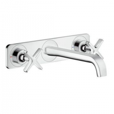 AX Citterio E 3-h.basin mix.wall w/plate
