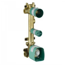 AXOR Citterio E Basic set for thermostatic module 380/120 for concealed installation for 2 functions