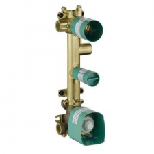 AXOR Citterio E Basic set for thermostatic module 380/120 for concealed installation for 3 functions