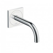 AXOR Uno Electronic basin mixer for concealed installation wall-mounted with spout 165 mm