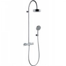 AXOR Citterio Showerpipe with thermostat and overhead shower 180 1jet