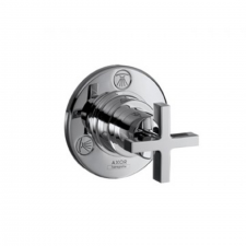 AXOR Citterio Shut-off/ diverter valve Trio/ Quattro for concealed installation with cross handle