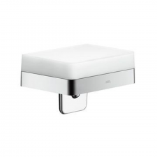 AXOR Universal Softsquare Liquid soap dispenser with shelf