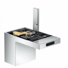 AXOR MyEdition Single lever bidet mixer with push-open waste set without plate