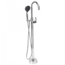 Dune Round Chrome Free Standing Bath Mix