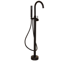 Moon Black Round Black Free Standing Bat