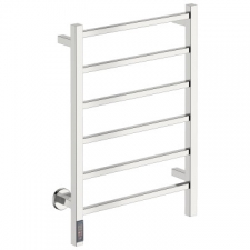 Bathroom Butler - Cubic Straight Heated Towel Rail 6 Bar TDC Polished Stainless Steel