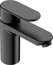 BATHROOM BUTLER SOLACE TP130 SINGLE LEVER BASIN MIXER 110mm MATT BLACK