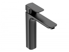 LIQUIDRed VALOUR (2205) Basin Mixer Single Lever 210mm -MBLK