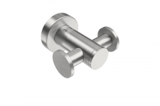Bathroom Butler 4611 Robe Hook DOUBLE -BRSH